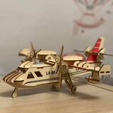 3D drvena slagalica Amfibijski Bombarder