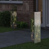 Solarna LED svjetlost za stazu 2 pcs Nehrđajući čelik | shoptok.hr