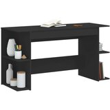  Radni stol crni 140 x 50 x 75 cm od konstruiranog drva | shoptok.hr