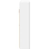  Kopalniška ogledalna omara z LED lučmi Bela 73.5 x 15.5 x 70 cm, (5000233278) | Shoptok.si
