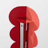 Thoro Rdeča aluminijasta stenska svetilka BISCUIT &amp;ndash; Slike
