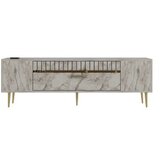 Hanah home tv polica Dekolp1 ephesus marble gold | ePonuda.com