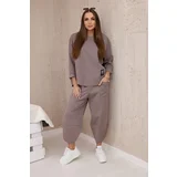 Kesi Set of new sweatshirt pants punto fango