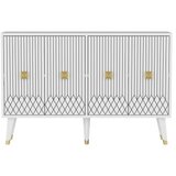 Hanah home komoda Carbın white gold | ePonuda.com