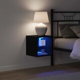  LED zidni noćni ormarić Zidne Crna 30 x 28,5 x 30 cm | Eponuda.com