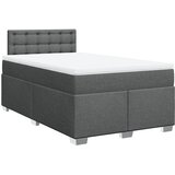  Krevet box spring s madracem tamnosivi 120 x 190 cm tkanina | shoptok.hr