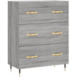 Maison Chic Komoda - Predalnik siva sonoma 69,5x34x90 cm inženirski les, (21717891) Cene