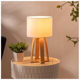 Atmosphera lampa 20x34,5cm poliester/pamuk/drvo bela | Eponuda.com