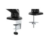 Icybox 2-struki Stolni nosač za monitor 25,4 cm (10) - 68,6 cm (27) Mogučnost savijana, Mogučnost okretanja, Vrtljivi nosač, Podesiv | Eponuda.ba