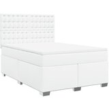 Maison Chic Box spring postelja - Vzmetna postelja z vzmetnico bel 140x200 cm umetno usnje SL23596, (21891338) | Shoptok.si