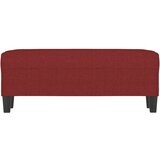  Klupa Crvena boja vina 100x35x41 cm od tkanine | shoptok.hr