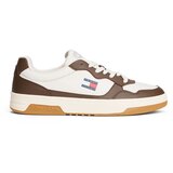 Tommy Jeans Niske tenisice 'ESS' mornarsko plava / cappuccino / klasično crvena / bijela | shoptok.hr
