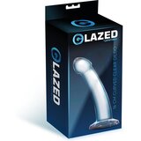 GLAZED dildo curved crystal 16 cm | Shoptok.si