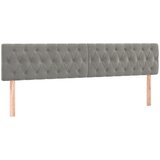 The Living Store posteljno vzglavje 2 kosa svetlo sivo 90x7x78/88 cm žamet - vzglavje, (21488119) | Shoptok.si