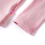  Dječja majica dugih rukava svjetloružičasta 140 | shoptok.hr