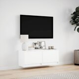  Zidni TV ormarić s LED svjetlima bijeli 100 x 31 x 38 cm | Eponuda.ba