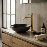 REA Bath Kupaonska miješalica Rea Lungo Stripe Brush Gold | shoptok.hr