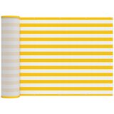 vidaXL Zaslon za privatnost na balkonu 180 x 1000 cm - Žuta i bijela 180 x 1000 cm | shoptok.hr