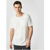Koton Basic T-Shirt Pocket Detailed Short Sleeve Slim Fit Cene