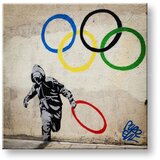  Slike na platnu kvadrat street art – banksy BA045K1 (moderne) cijene