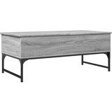 Stolić za kavu siva boja hrasta 100x50x40 cm od drva i metala | Eponuda.com