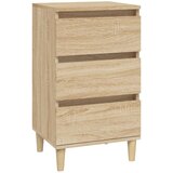 Maison Chic Nočna omarica - Nočna miza sonoma hrast 40x35x70 cm inženirski les, (21689223) | Shoptok.si