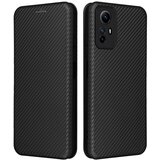 INORCO Za Xiaomi Redmi Note 12S 4G držalo za kartico, usnjena torbica za telefon, stojalo s teksturo ogljikovih vlaken, (22033835) | Shoptok.si