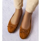 Gemre Brown ballet flats with a bow Chandonnet | shoptok.hr