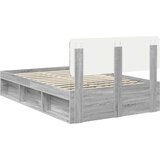  Konstrukcija postelje z vzglavjem Siva Sonoma 120 x 200 cm, (5000103070) | Shoptok.si