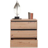 CARRYHOME komoda, antracit, barve hrasta | Shoptok.si