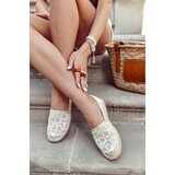 S. BARSKI Classic Women's Espadrilles Openwork Beige Catris | shoptok.hr