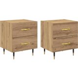  Noćni ormar s ladicama 2 pcs Umjetnički hrast 40 x 35 x 47,5 cm | Eponuda.com