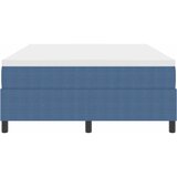  Krevet s opruga kutije Plava i bijela 140 x 190 cm | shoptok.hr