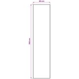  Traka za tepih LESAKA Srebrna 80 x 350 cm Dijamantni baršun | shoptok.hr