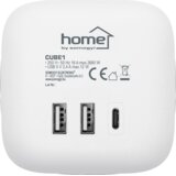 Home Razdelilnik s 3 vtičnicami, 3 x USB, kocka - CUBE1 | Shoptok.si