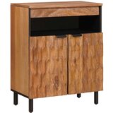  Kreveta Finš acacije smeđa 60 x 33 5 x 75 cm Čvrsto drvo manga | shoptok.hr