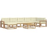  Set vanjskih sofa 8 kom. Bijela i krem | shoptok.hr