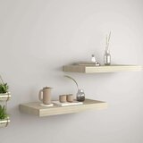vidaXL plutajuće zidne police 2 kom boja hrasta 50 x 23 x 3,8 cm MDF Cijene