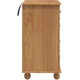  Komoda ASKIM Smeđa 45,8 x 40 x 79 cm Čvrsto borovo drvo | shoptok.hr
