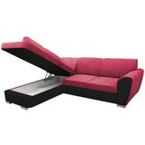 MID.YOU KOTNA SEDEŽNA GARNITURA, velur rdeča, črna | Shoptok.si