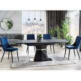 Stol CORTEZ - MDF + staklo - antracit | shoptok.hr