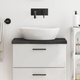  Kopalniški pult temno siv 60x30x4 cm obdelan trden les Cene