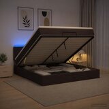  Krevet od pjene s madracem i LED-om Tamno smeđa 180 x 200 cm | shoptok.hr