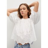 Mango Bluza 'Vera' bela | Shoptok.si