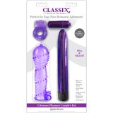 Pipedream Classix Ultimate Pleasure Couples Kit Purple Cene