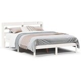 vidaXL Okvir kreveta bez madraca bijeli 140 x 190 cm masivna borovina | shoptok.hr