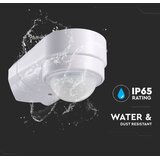  spoljni infracrveni senzor pokreta 240° 600W/230V IP65, beo | Eponuda.com