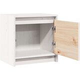 vidaXL Nočna omarica 2 kosa bela 40x30,5x40 cm trdna borovina | Shoptok.si
