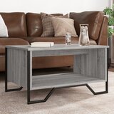 vidaXL Klubska mizica siva sonoma 75x51x40 cm inženirski les Cene