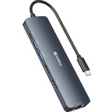 Sandberg Docking station USB-C - HDMI/DP/LAN/2xUSB 3.0/USB C PD 100W 136-43 | ePonuda.com